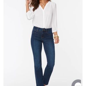 NYDJ Marilyn Straight Leg Jean Size 14